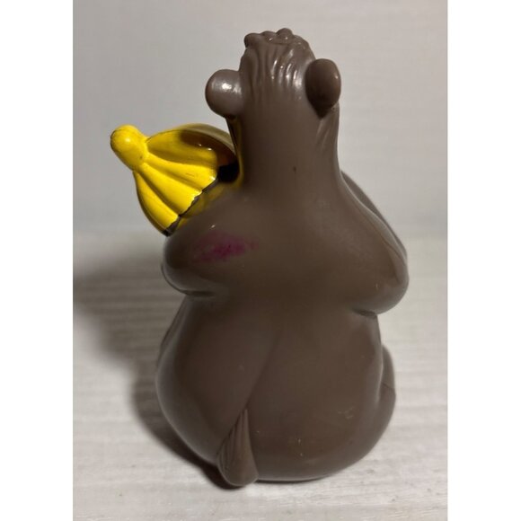 Disney McDonald’s Baloo Figurine Holding Bananas Brown/Yellow Plastic Vintage - Picture 3 of 8